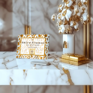 Luxurious Safari Chic Business Calling Card