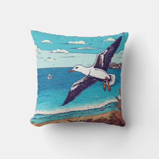 Luxurious Seagull Flight Pillow – Exclusive Design