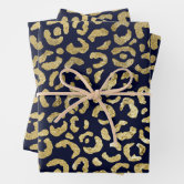 Elegant Christmas Burgundy & Gold Glitter-Print Wrapping Paper