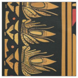 Luxurious Teal &quot;Aztec Dream&quot; Woven Linen Fabric