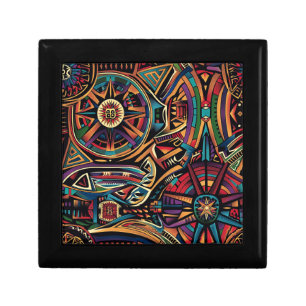 Luxurious Teal "Chronicle of the Ancients" Storage Gift Box