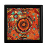 Luxurious Teal &quot;Intricate Echoes&quot; Decorative Gift  Gift Box