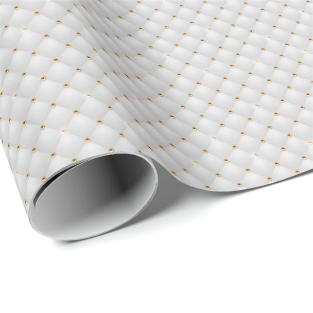 Luxurious Tufted-Look Holiday Wrapping Paper (Roll (Roll Corner)
