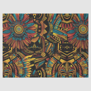 Luxurious Turquoise "Aztec Dream" Elegant Tissue P Paper