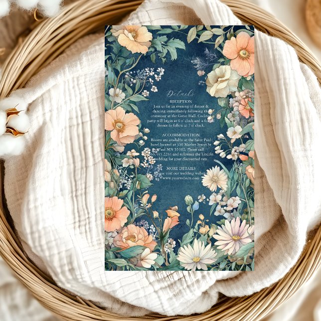 Luxurious Victorian Royal Elegance Wedding  Enclosure Card (Creator Uploaded)