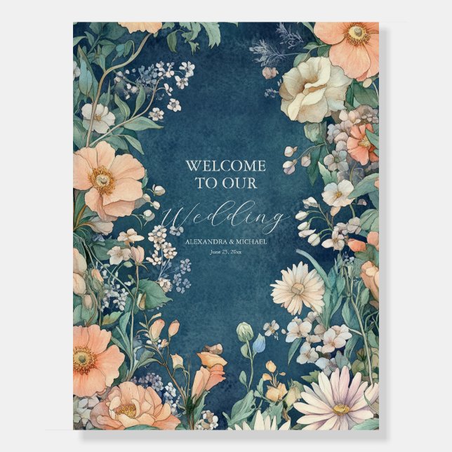 Luxurious Victorian Royal Elegance Wedding  Foam Board (Front)