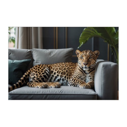 Luxurious Wildlife Leopard  Acrylic Print