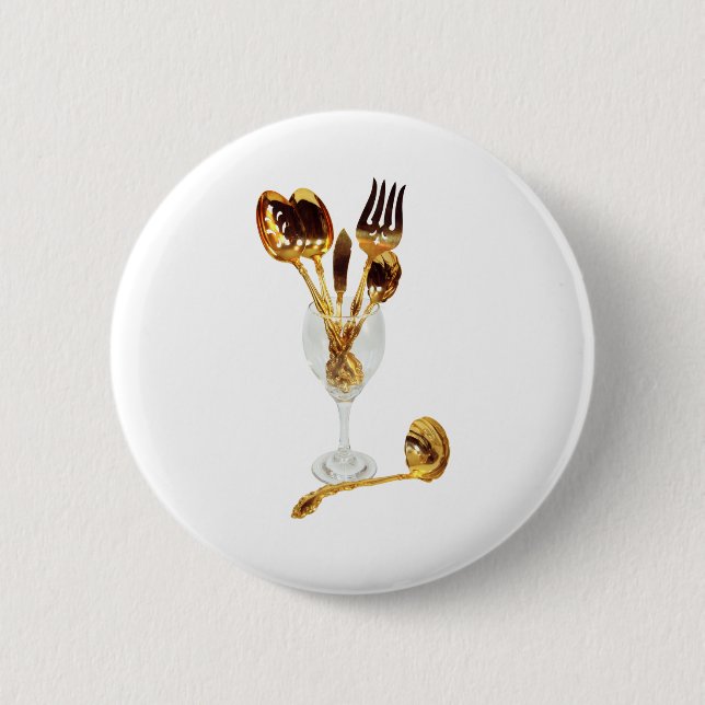 LuxuriousTableSet050209 Pinback Button (Front)