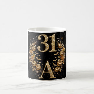 Luxury 31st Halloween Birthday Mug Letter