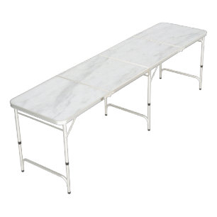 Luxury Abstract Fluid Agate Stone & Crystal Textur Beer Pong Table