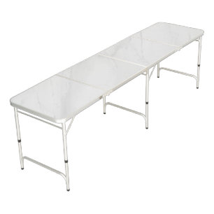 Luxury Abstract Fluid Agate Stone & Crystal Textur Beer Pong Table