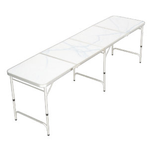 Luxury Abstract Fluid Agate Stone & Crystal Textur Beer Pong Table