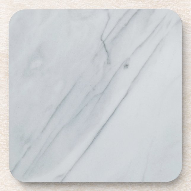 Luxury Abstract Fluid Agate Stone & Crystal Textur Beverage Coaster (Front)