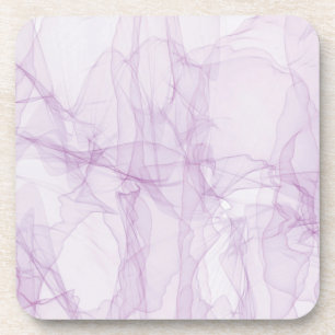 Luxury Abstract Fluid Agate Stone & Crystal Textur Beverage Coaster