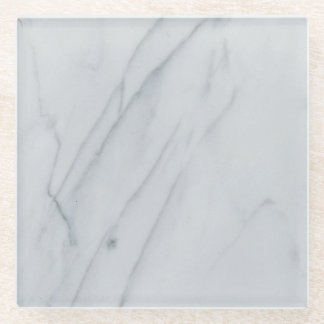 Luxury Abstract Fluid Agate Stone & Crystal Textur Glass Coaster