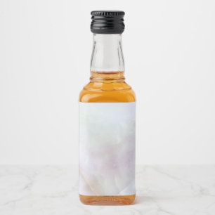 Luxury Abstract Fluid Agate Stone & Crystal Textur Liquor Bottle Label