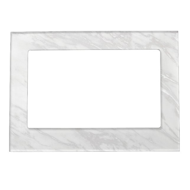 Luxury Abstract Fluid Agate Stone & Crystal Textur Magnetic Frame (Front)
