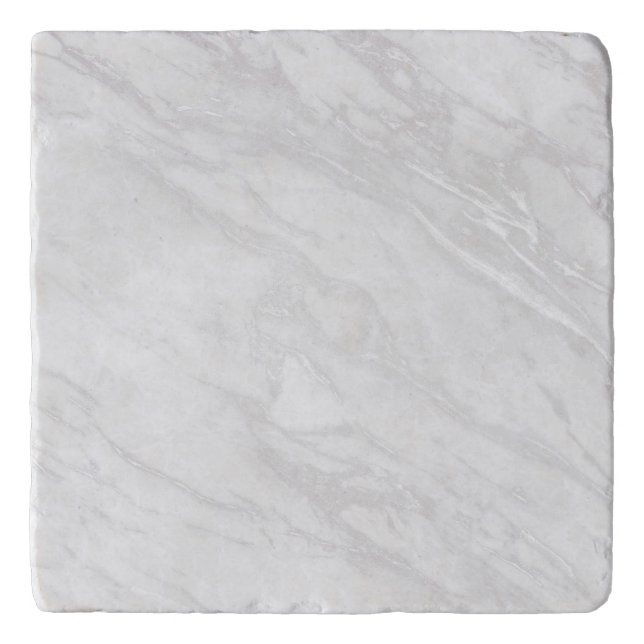 Luxury Abstract Fluid Agate Stone & Crystal Textur Trivet (Front)