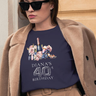 Luxury Adult Birthday 40th Personalized T-Shirt