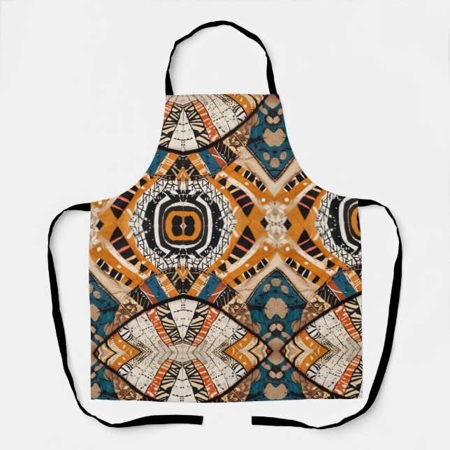 Luxury African Caribbean Heritage Apron (Front)