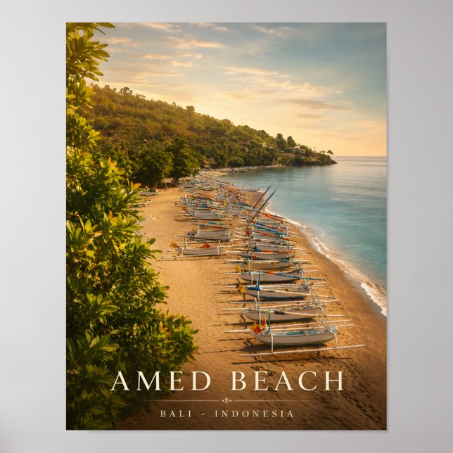 Luxury Amed Beach Bali Poster (Front)