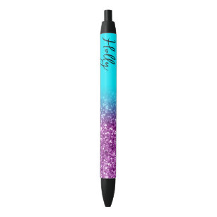 Personalized Glitter Pens, Butterfly Pens, Gel Pens,pens for Kids