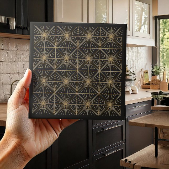 Luxury Art Deco Geometric Pat#1 ID1196 Ceramic Tile (Creator Uploaded)