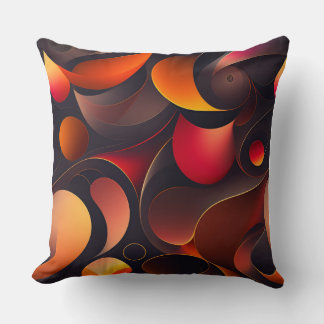 Luxury art design throw pillow