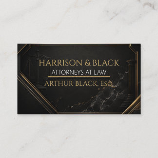 Luxury Attorney Business Card. Card