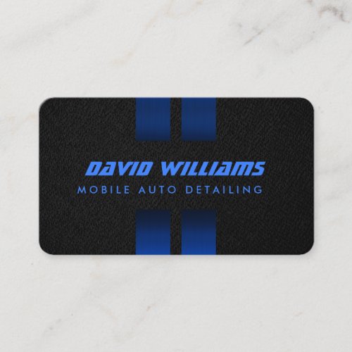 Luxury Auto Detailing Car Cleaning Repair  Business Card