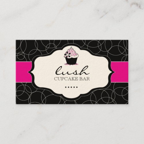 Luxury Bakery &amp; Cupcake Business Card