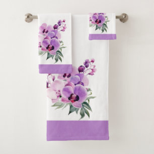 Luxury Bath Towel Set   Pamper Yourself w/ Flowers