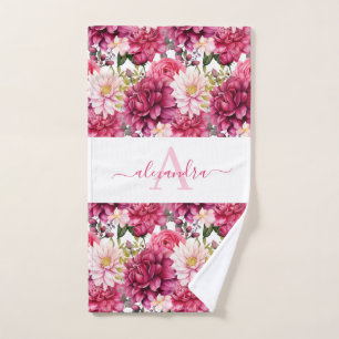 Luxury Bath Towel Set   Pamper Yourself w/ Flowers