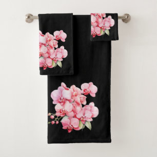 Luxury Bath Towel Set   Pamper Yourself w/ Flowers