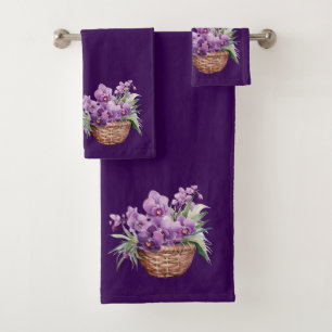 Luxury Bath Towel Set   Pamper Yourself w/ Flowers