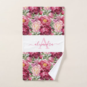 Luxury Bath Towel Set   Pamper Yourself w/ Flowers