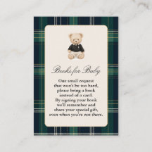 Luxury Bear Plaid Bring a Book