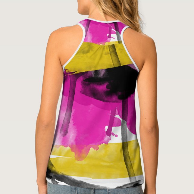luxury bimbo design tank top (Back)
