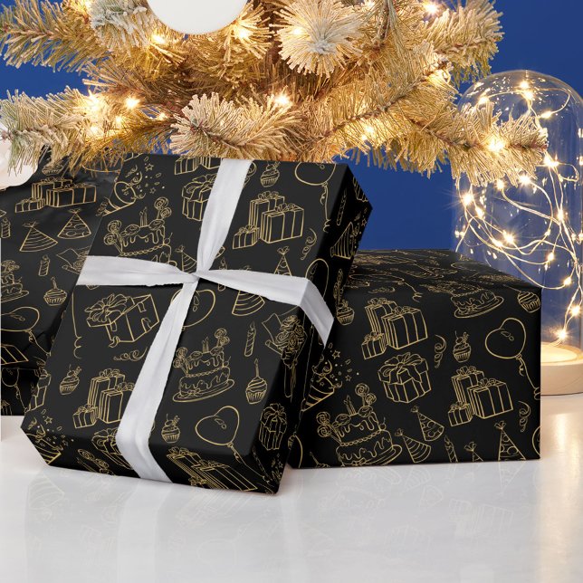 Luxury Birthday Wrapping Paper (Creator Uploaded)