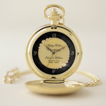 Luxury Black And Gold Diamonds Pocket Watch by gogaonzazzle at Zazzle