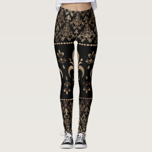 Mardi Gras in Mobile 2024 fleur de lis Leggings for Sale by