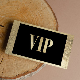 Luxury black and gold frame VIP card club member