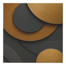 Luxury Black and Gold Geometric Abstract Design