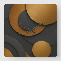 Luxury Black and Gold Geometric Abstract Design