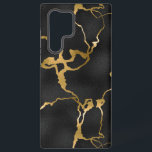 Luxury black and gold pattern glam design samsung galaxy s22 ultra case<br><div class="desc">Image of a luxury black and gold pattern,  modern glam design.</div>