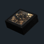 Luxury Black and Gold Rose Wooden Jewelry box<br><div class="desc">Store your precious jewelry in style with this luxurious wooden keepsake box featuring a black and gold rose design. Perfect for adding a touch of sophistication to your decor and keeping your jewelry safe.</div>