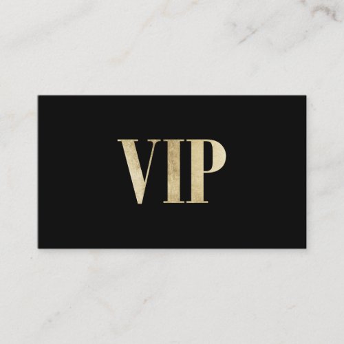Luxury black and gold VIP card club member