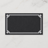 Greek Key Border Turquoise Place Card Greek Key Border Turquoise Place Card