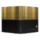 Luxury Black Brushed Gold Monogram