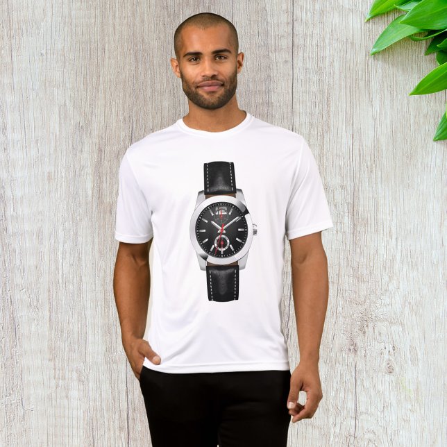 Luxury Black Chronograph Watch Stylish Timepiece  T-Shirt (Creator Uploaded)